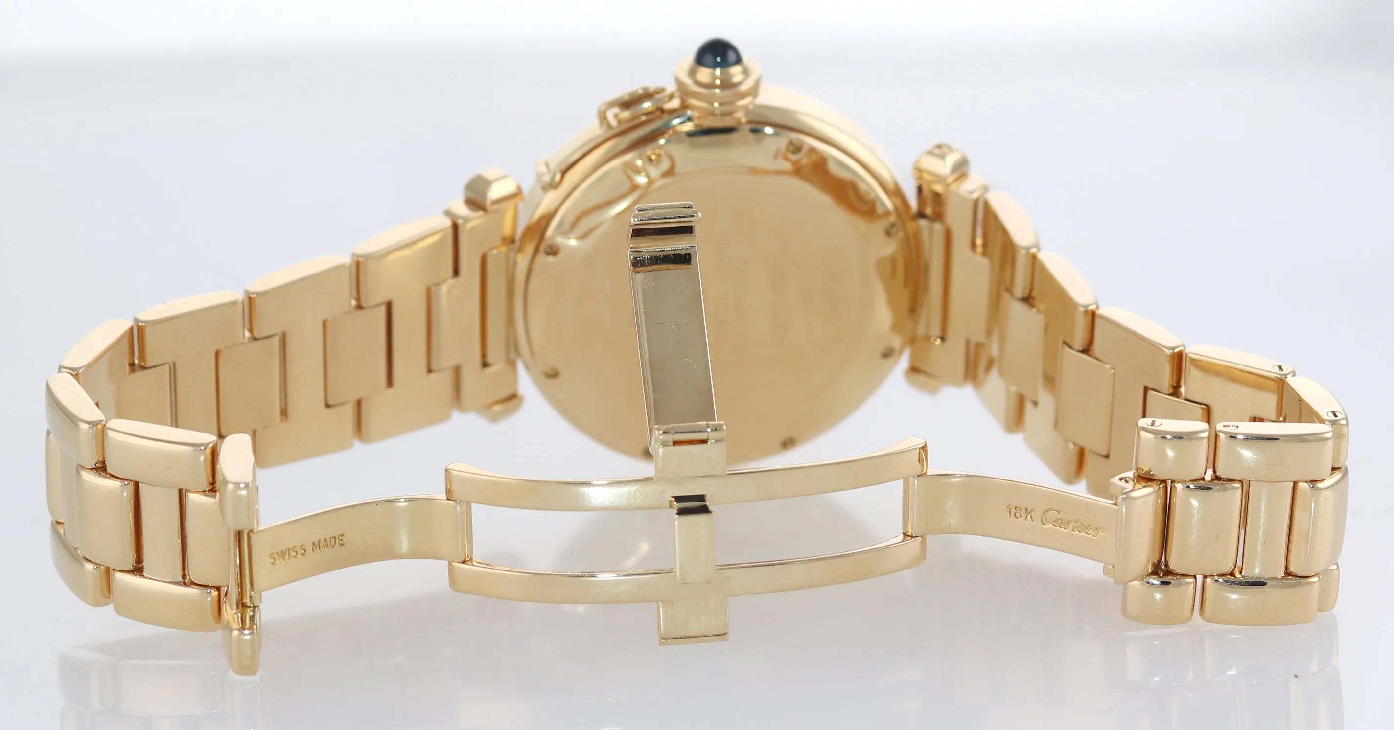Cartier Pasha 38mm 18K Yellow Gold 1990 Automatic  Date Watch Box