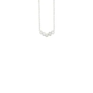 Chevron Seed Pod Necklace in Sterling Silver