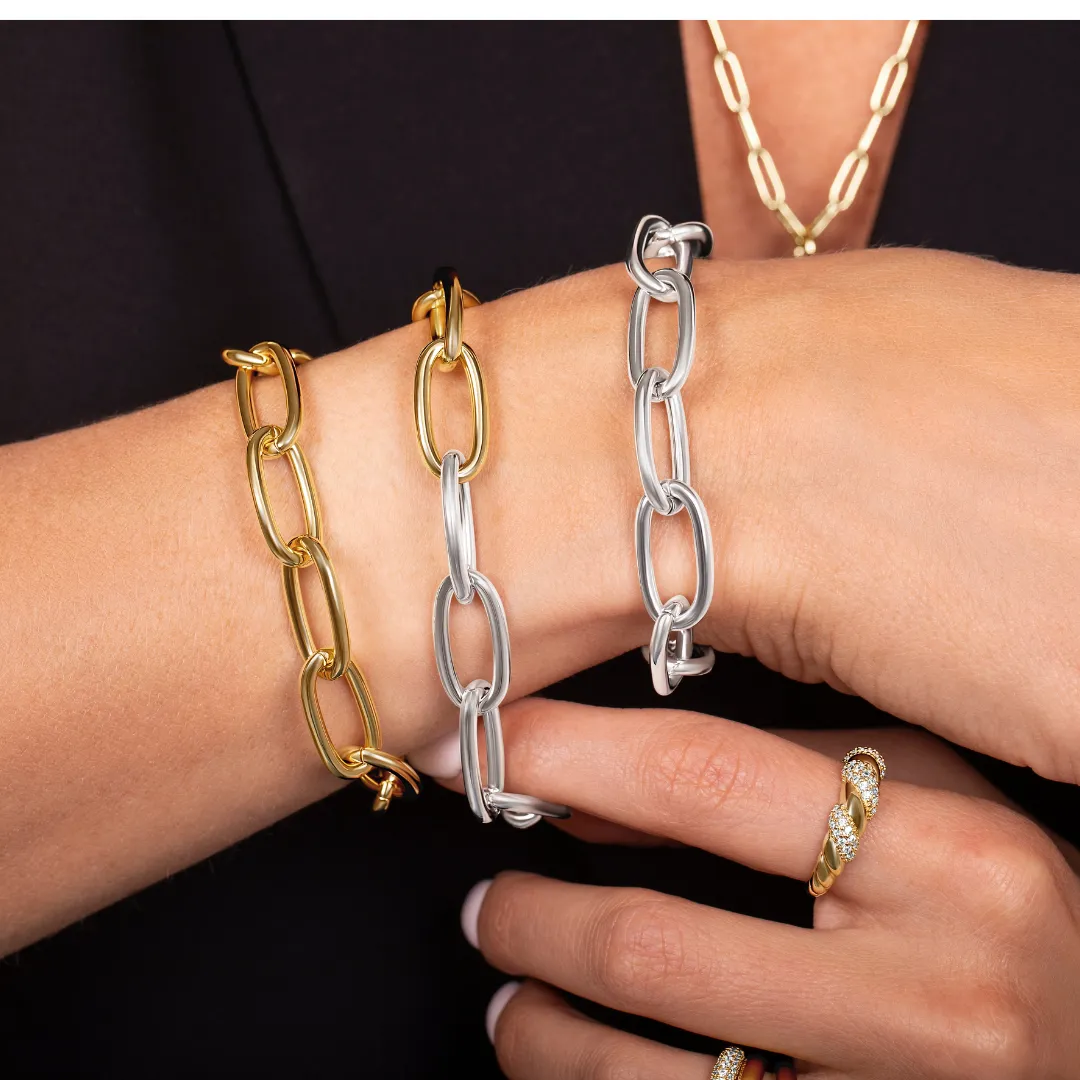 Chunky Link Round Chain Bracelet