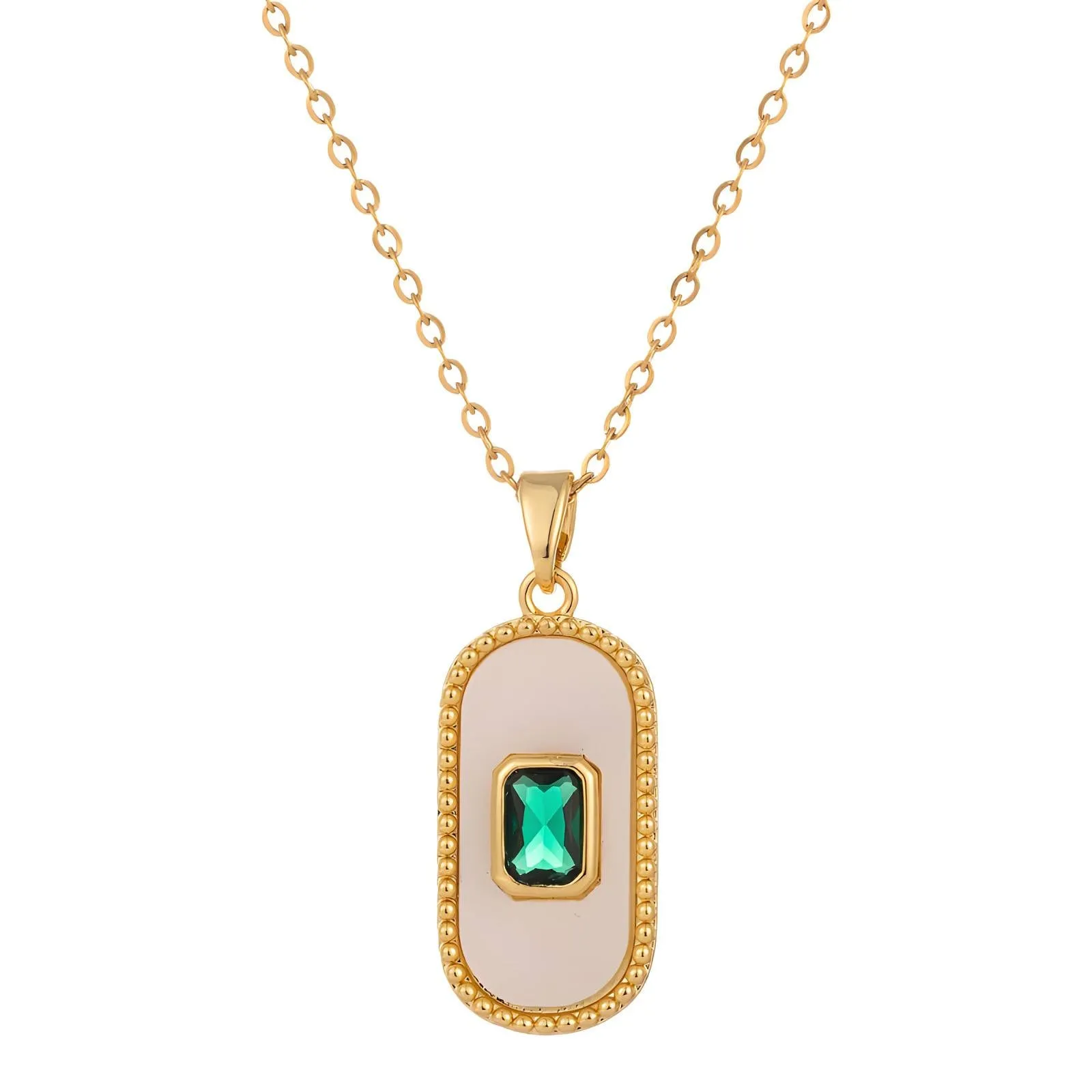 Classic Chain Necklace in 18K Gold Plated Steel