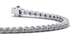 Classic Link Lab-Grown Diamond Tennis Bracelet with 2.05 ct.(finished) 2.1mm