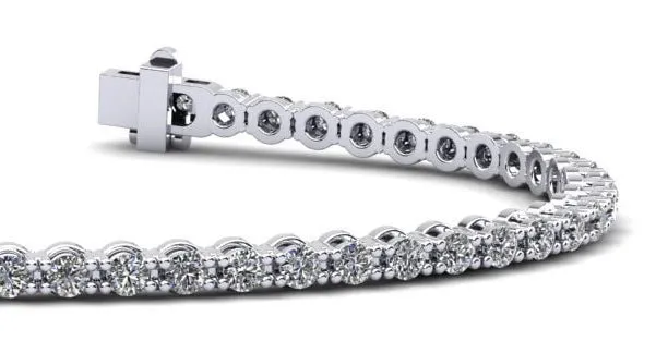 Classic Link Lab-Grown Diamond Tennis Bracelet with 2.05 ct.(finished) 2.1mm