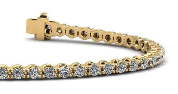 Classic Link Lab-Grown Diamond Tennis Bracelet with 2.05 ct.(finished) 2.1mm
