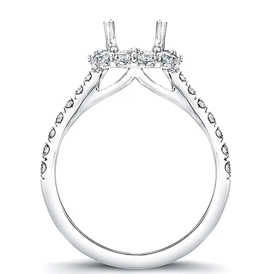 Coast Diamond Cushion Halo Diamond Engagement Ring