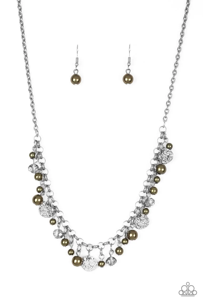 Coastal Cache Green Paparazzi Necklace