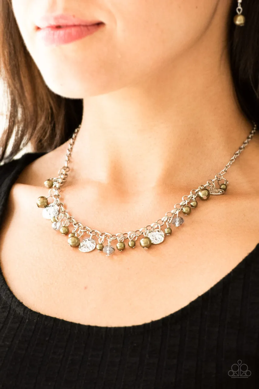 Coastal Cache Green Paparazzi Necklace