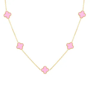 Contemporary Chain Necklace in 18K Gold Plated Steel