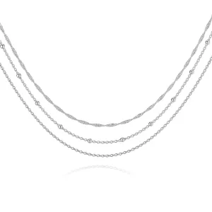 Contemporary Chain Necklace in Stainless Steel
