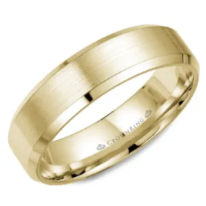 Crown Ring 14kt Rose Gold Wedding Band