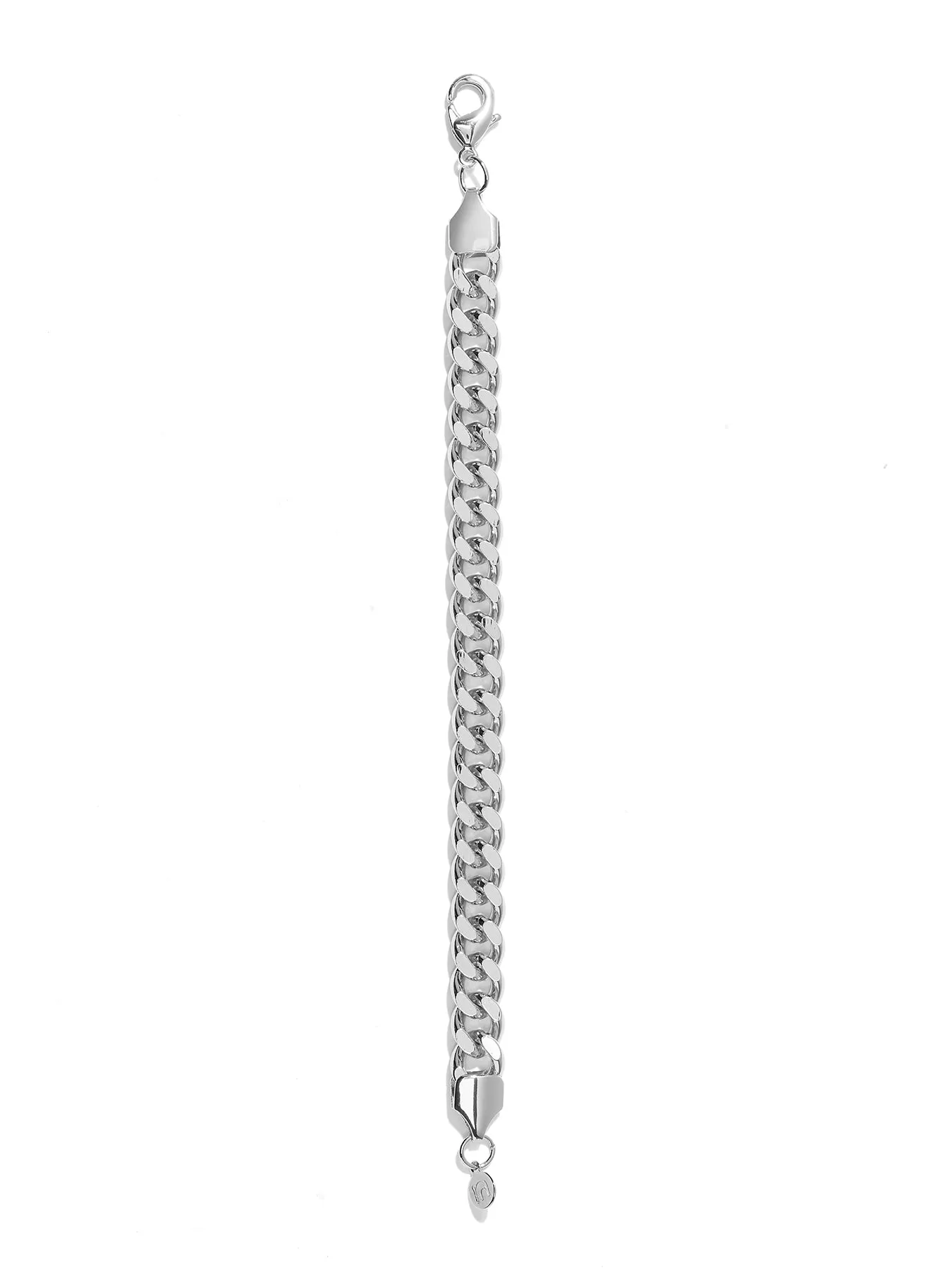 CUBAN LINK BRACELET • Color: White Gold