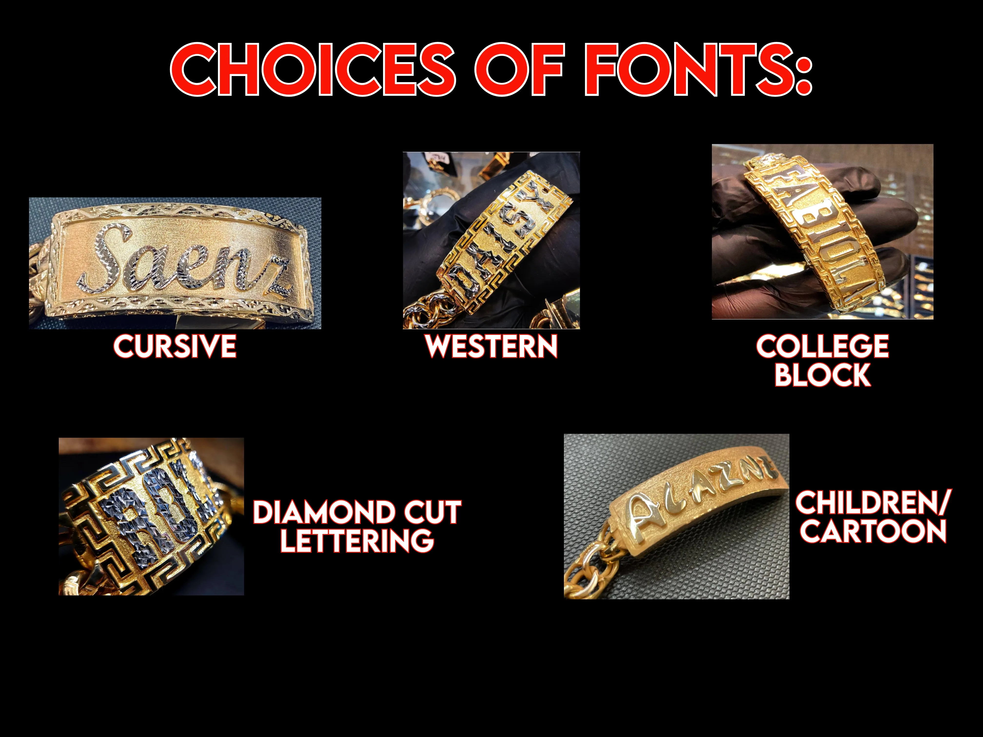 Cuban Link Gold Bracelets