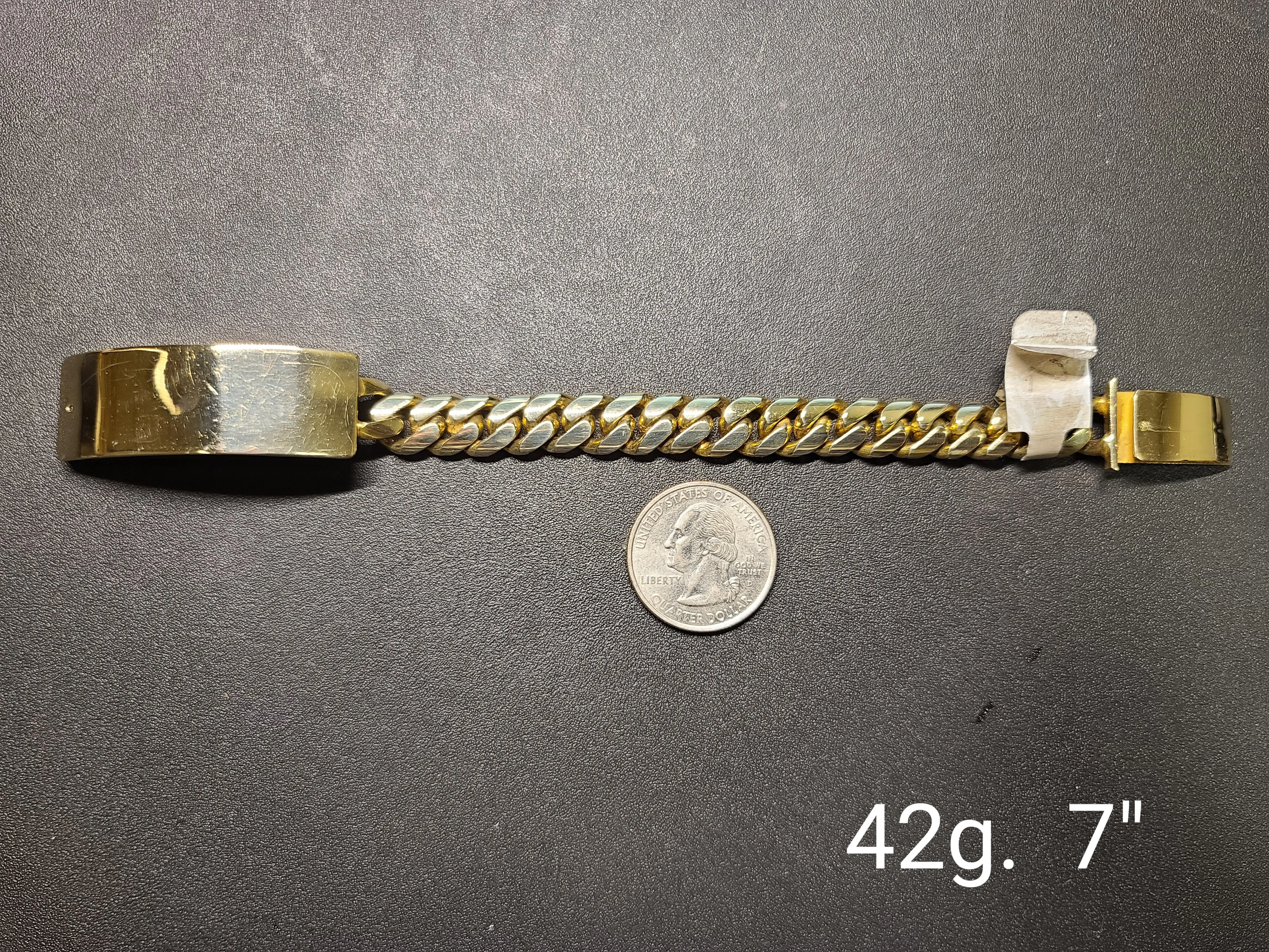 Cuban Link Gold Bracelets