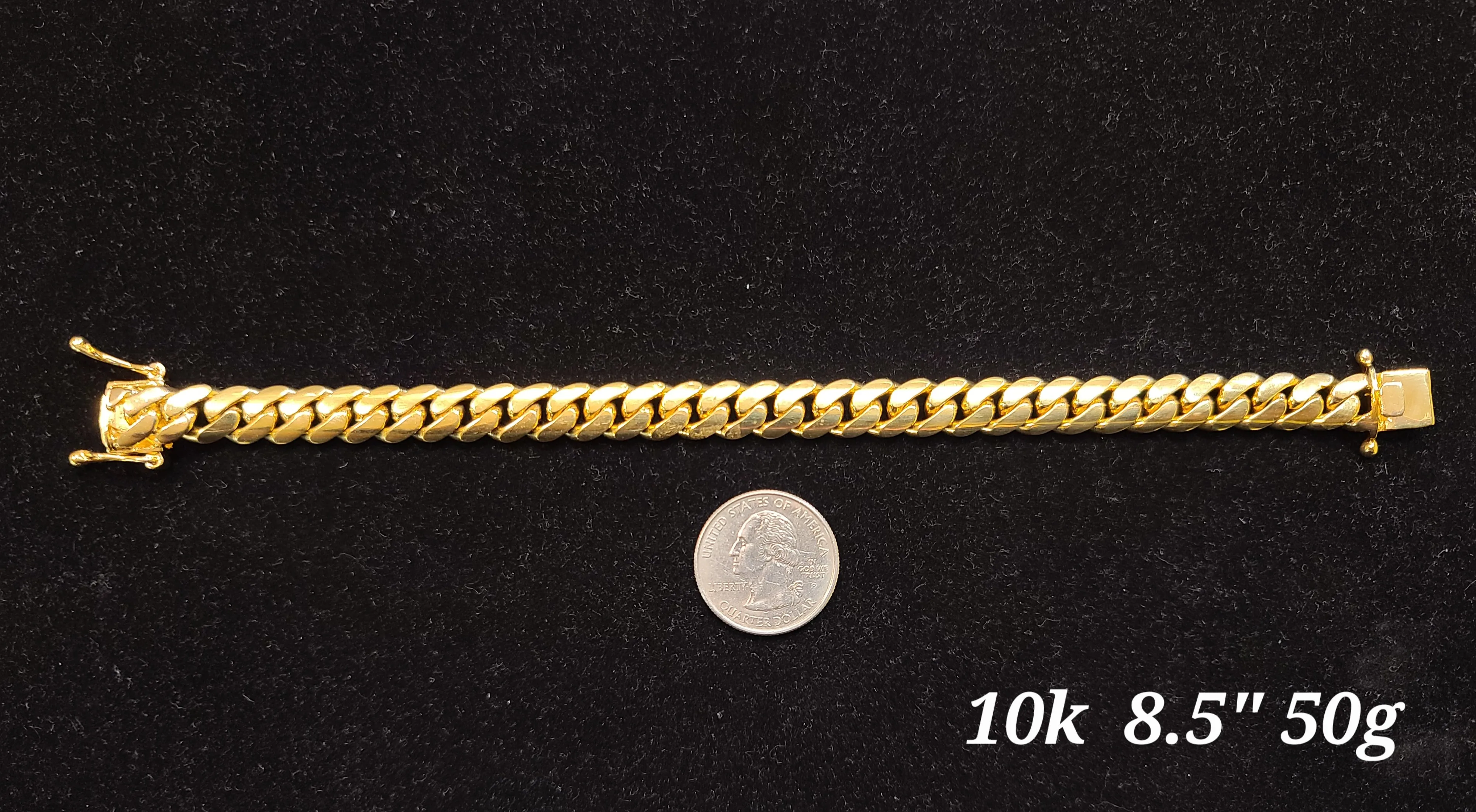 Cuban Link Gold Bracelets