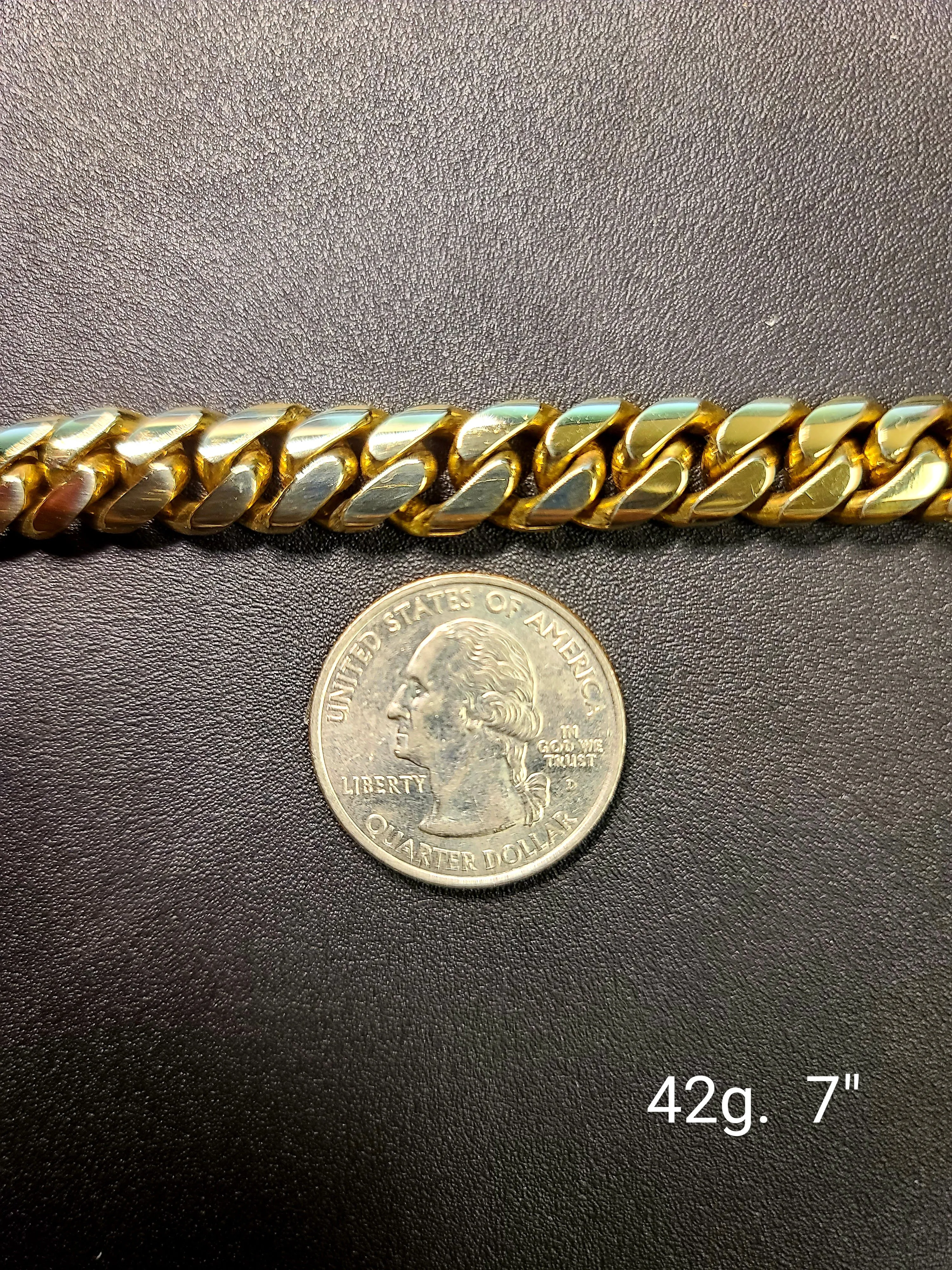 Cuban Link Gold Bracelets