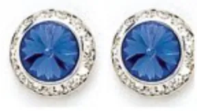 Dasha Designs |  Rhinestone Earrings | 20mm