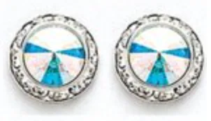 Dasha Designs |  Rhinestone Earrings | 20mm
