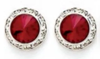 Dasha Designs |  Rhinestone Earrings | 20mm
