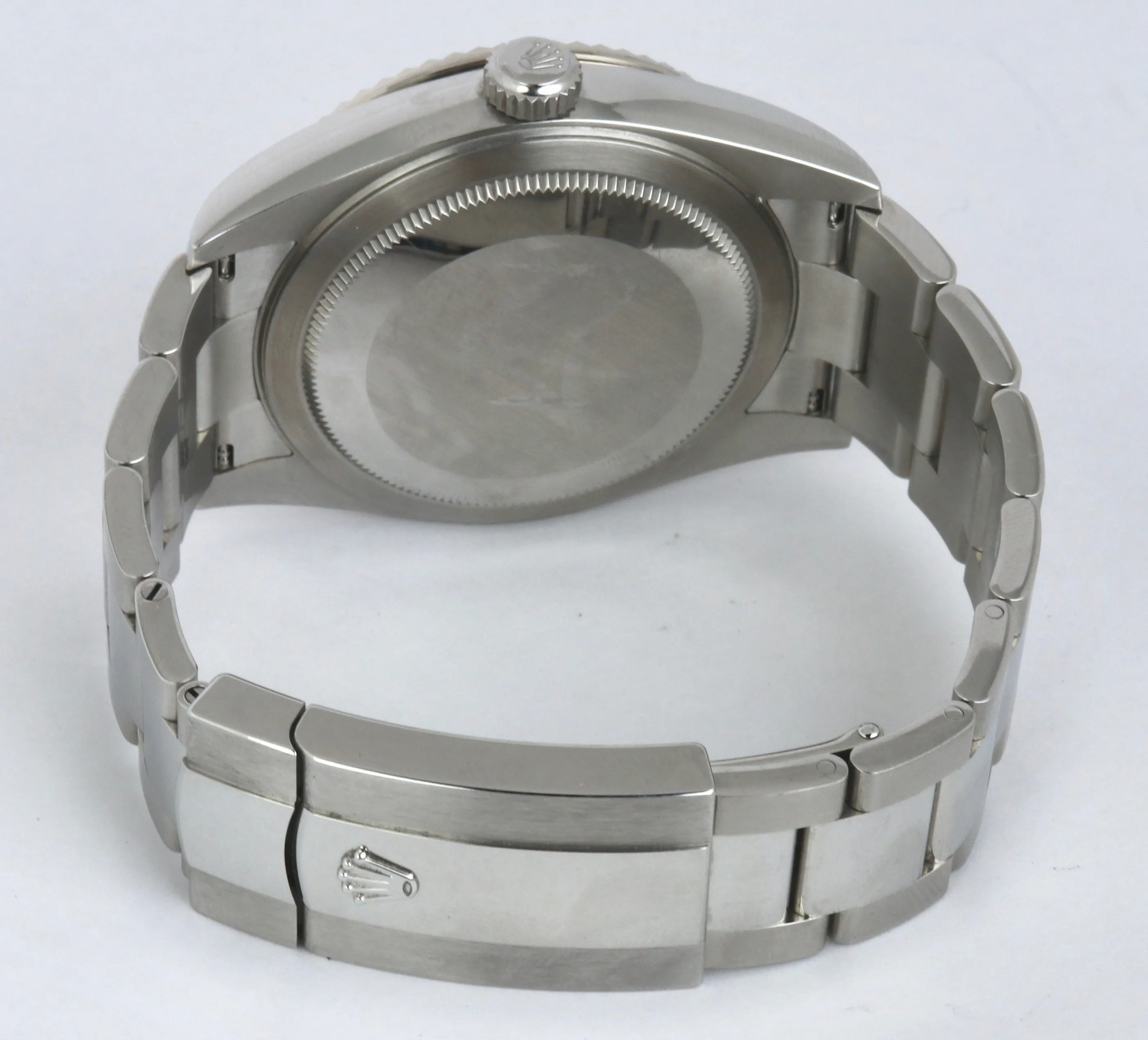 DEC 2019 Rolex Sky-Dweller Stainless 18K White Gold Silver 326934 42mm Watch