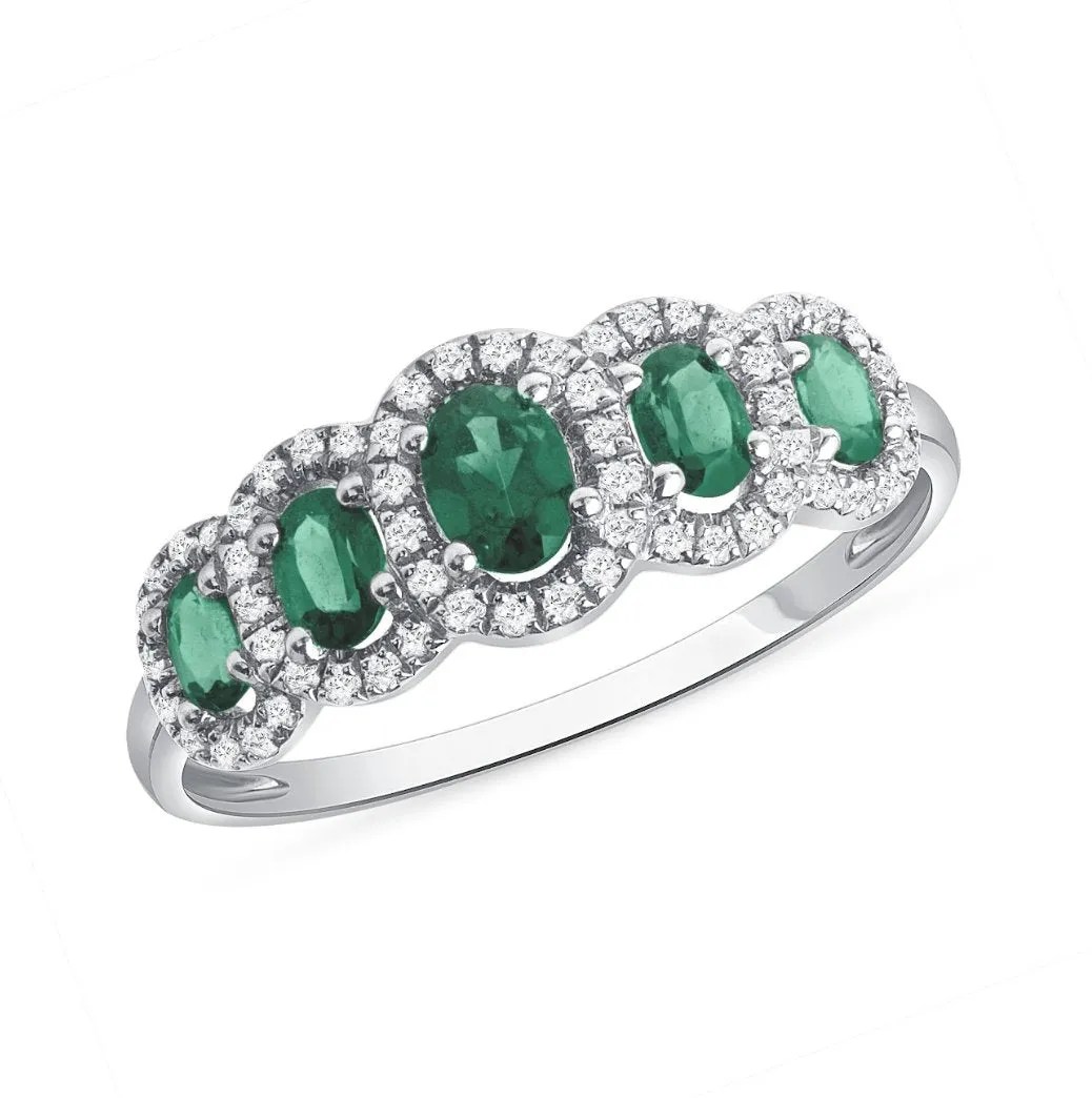 Decadent Emerald Ring