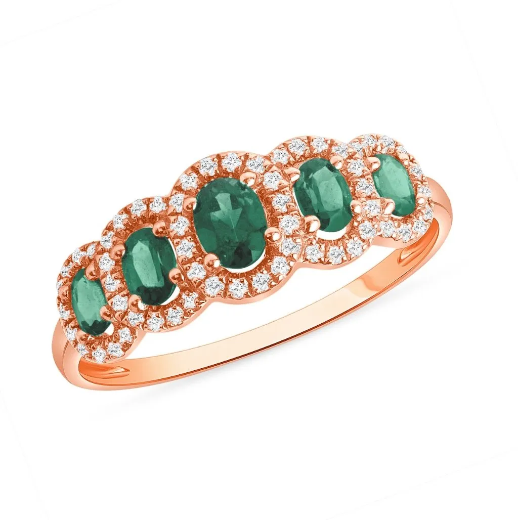 Decadent Emerald Ring