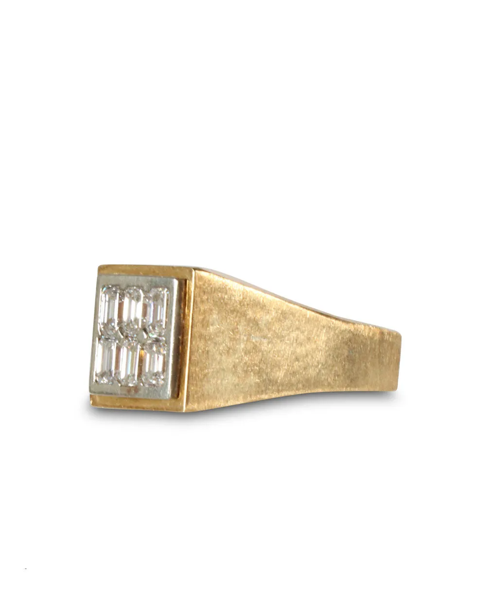 Diamond Emerald Cut Ring