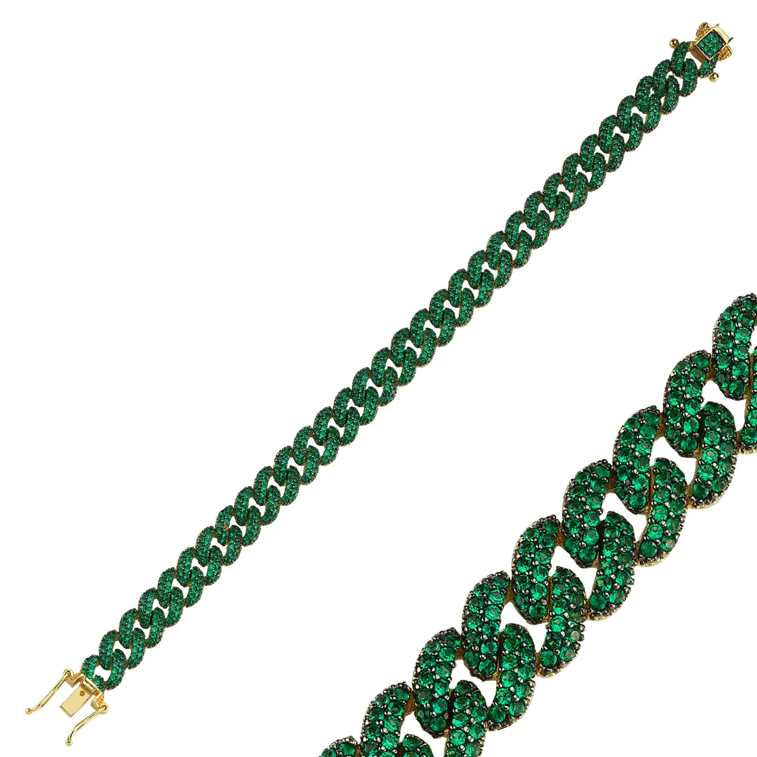DIAMOND PAVE LINK BRACELET