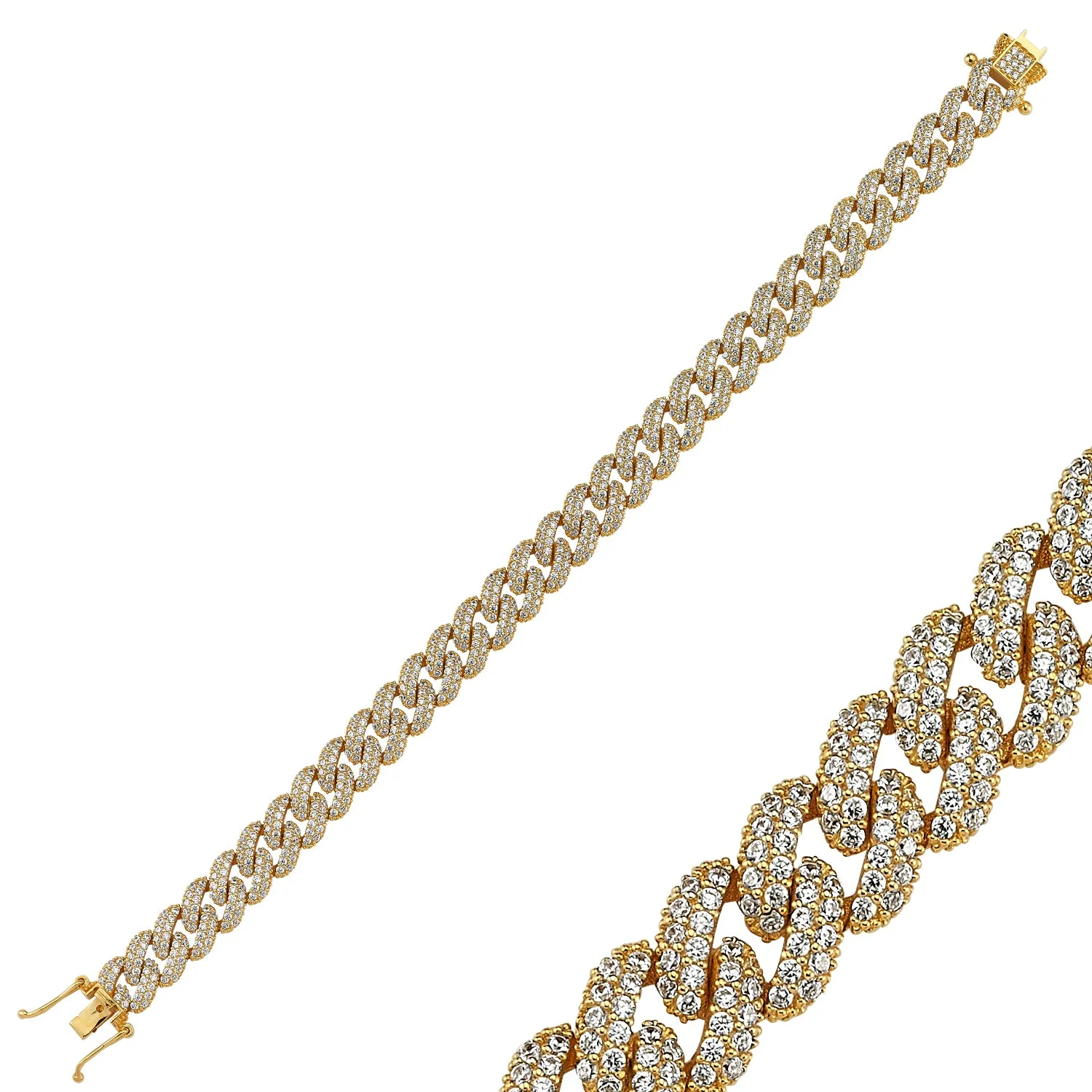 DIAMOND PAVE LINK BRACELET