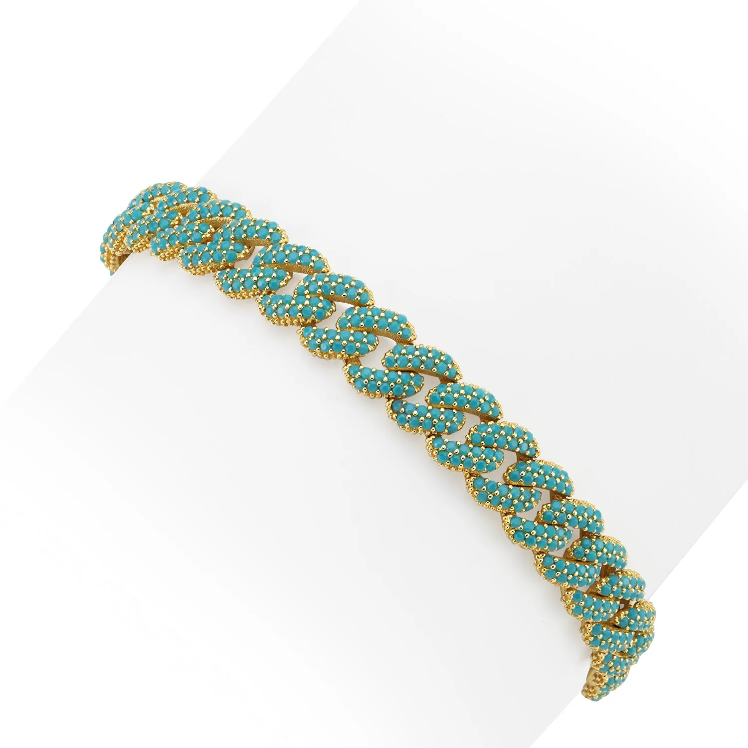 DIAMOND PAVE LINK BRACELET