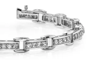 Diamond Quad Link Lab-Grown Diamond Bracelet with 1.96 ct.(finished) 2mm