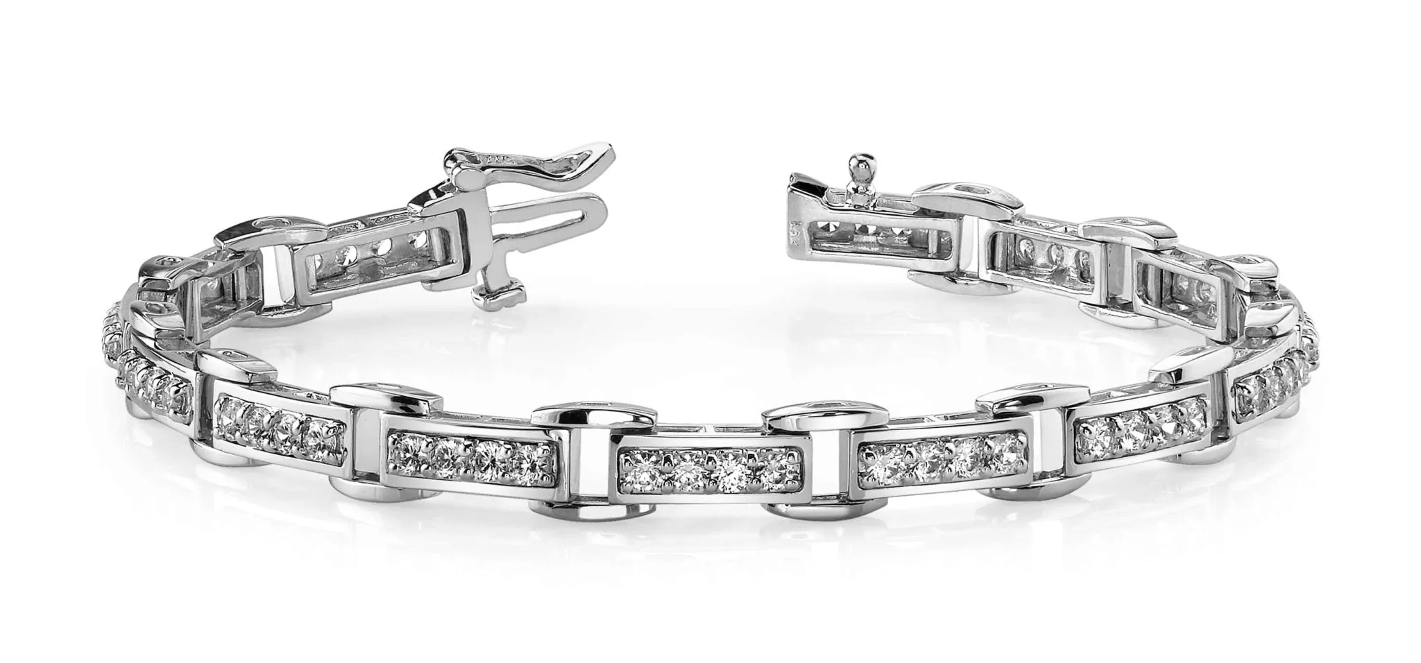 Diamond Quad Link Lab-Grown Diamond Bracelet with 1.96 ct.(finished) 2mm