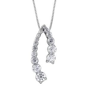 Diamond Wishbone Pendant