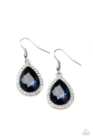 Dripping with Drama Blue Paparazzi Earrings