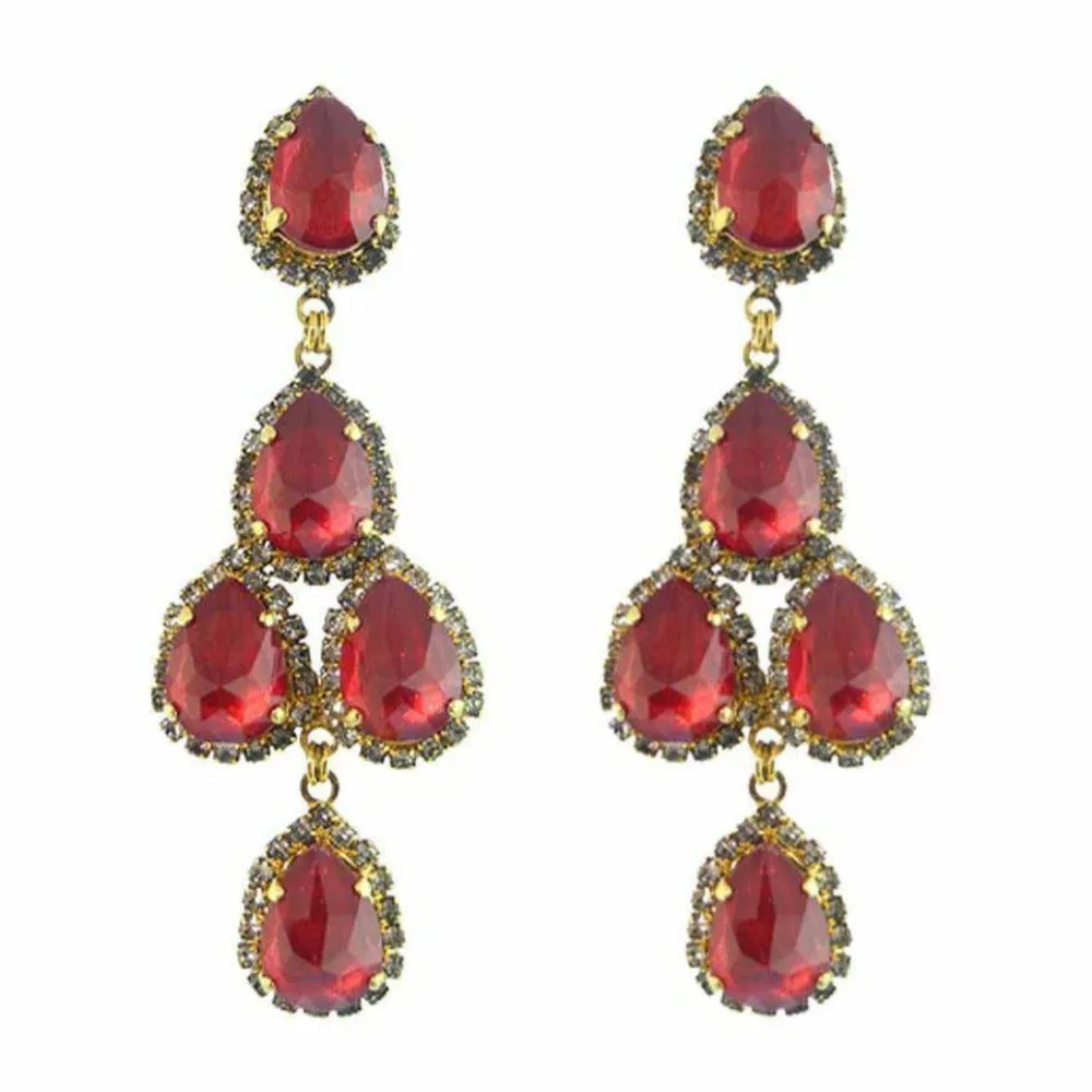 Dutchess Of Fabulous Earrings in Ruby