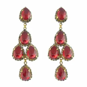 Dutchess Of Fabulous Earrings in Ruby