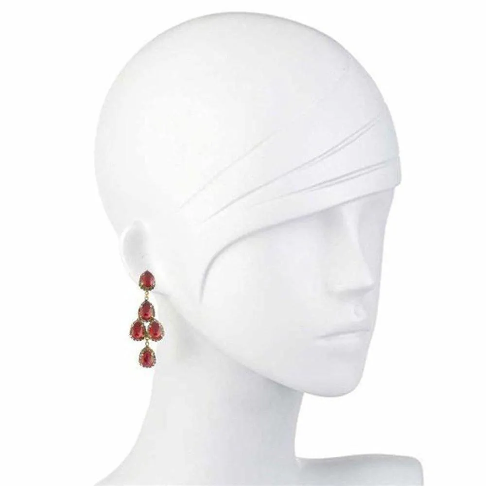 Dutchess Of Fabulous Earrings in Ruby