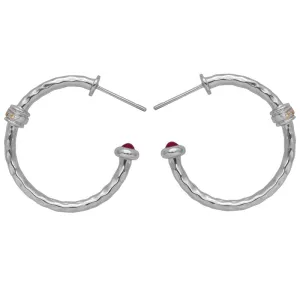 Earrings- Ruby and Diamond
