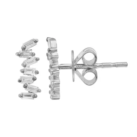 ECSTATIC BAGUETTE DIAMOND EARRINGS