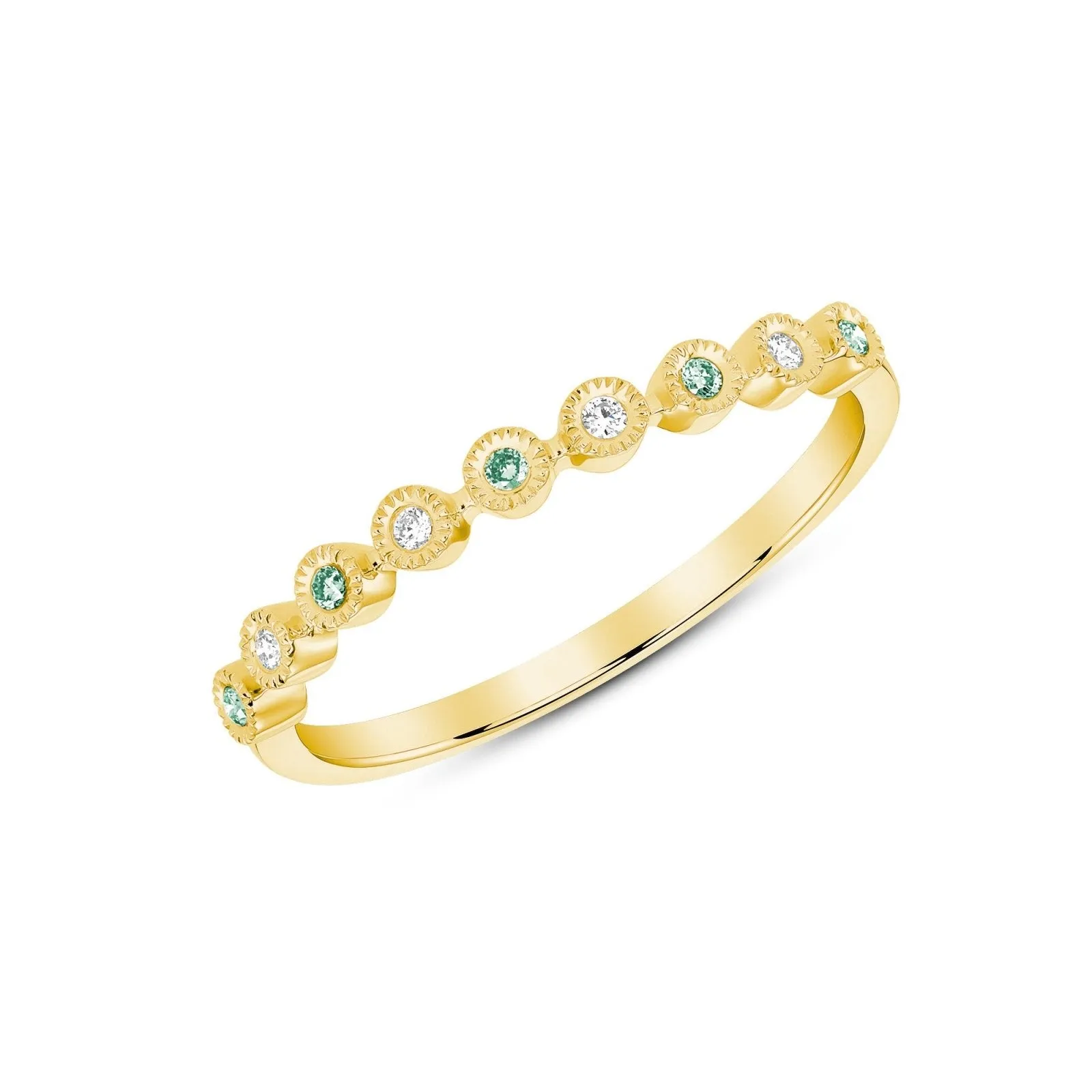 Elate Emerald Ring