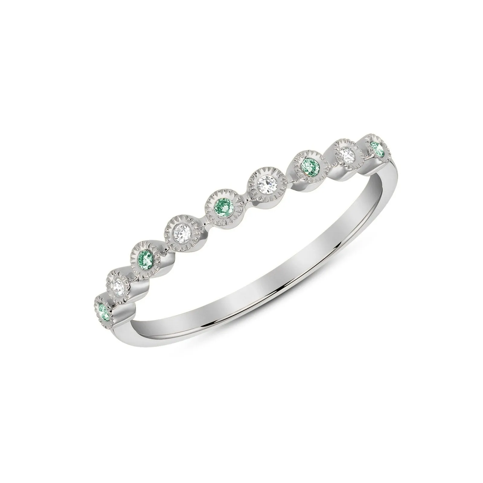 Elate Emerald Ring