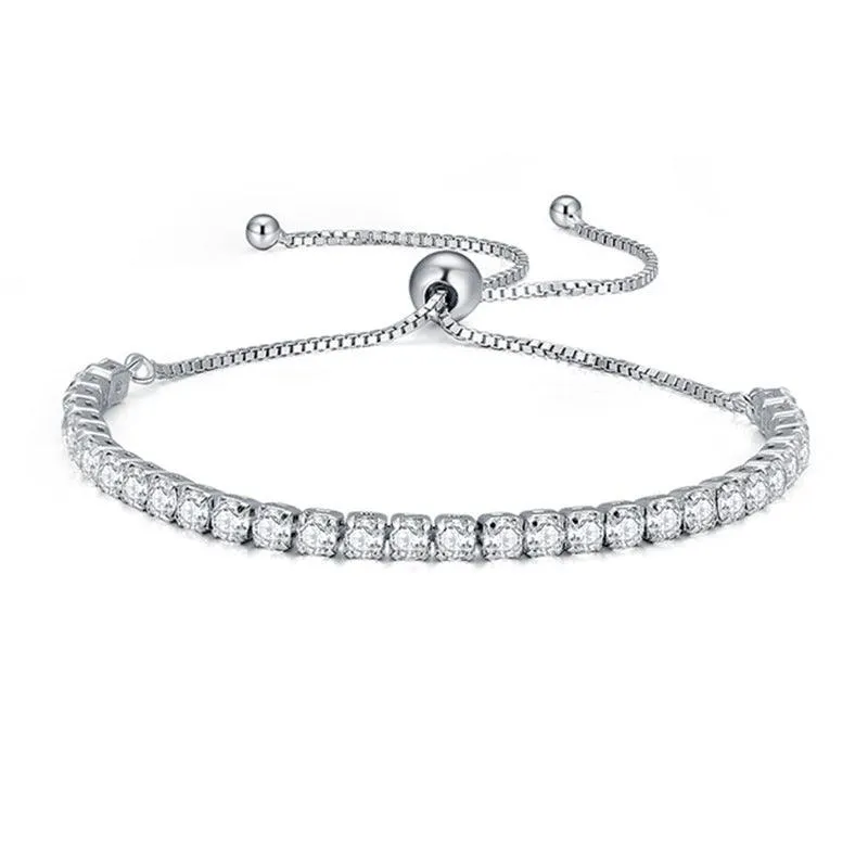 Elegant Sparkling Zircon Bracelet