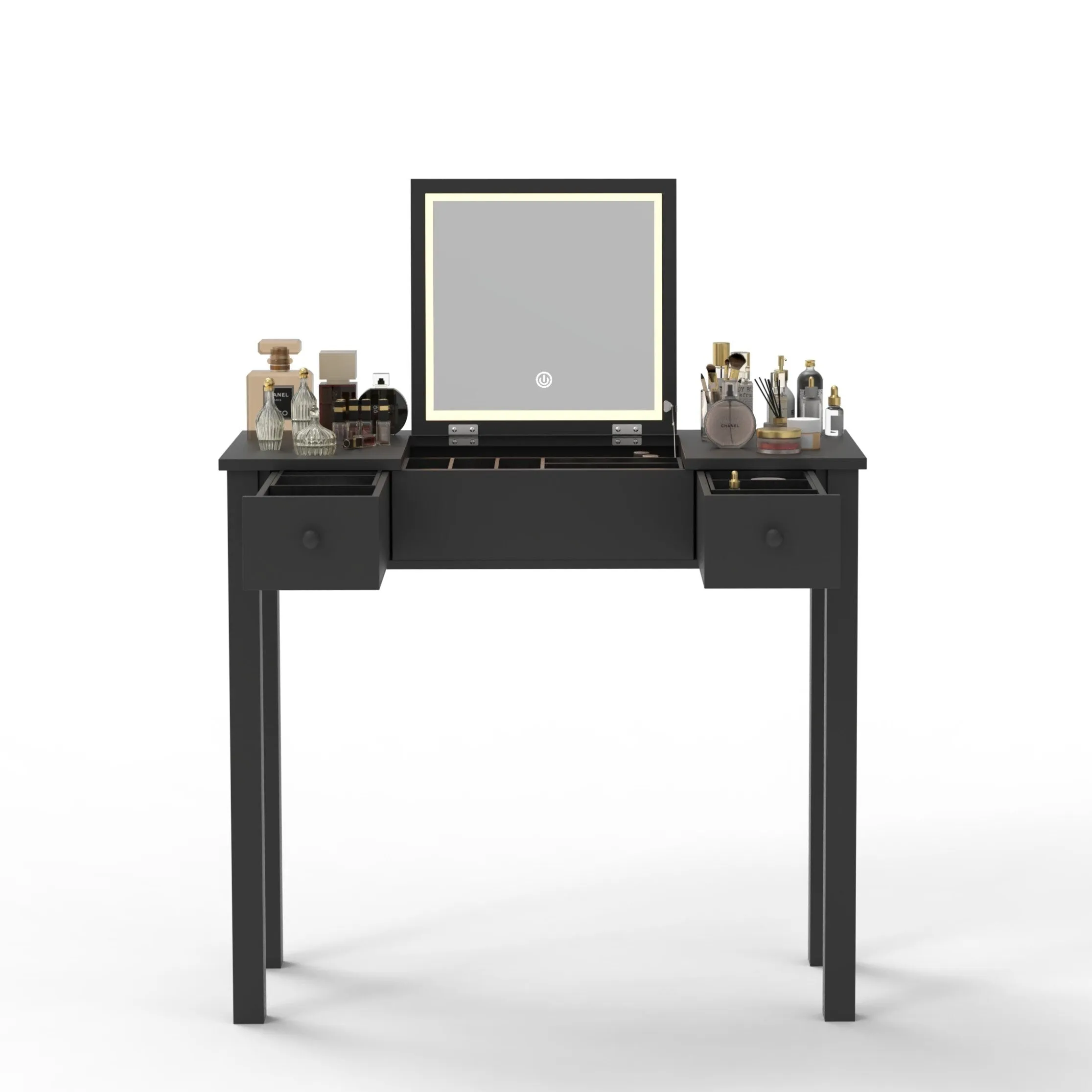 Elegant Vanity Table with LED Lights