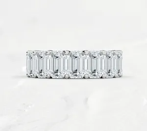 Emerald Cut Eternity Band - 12ct