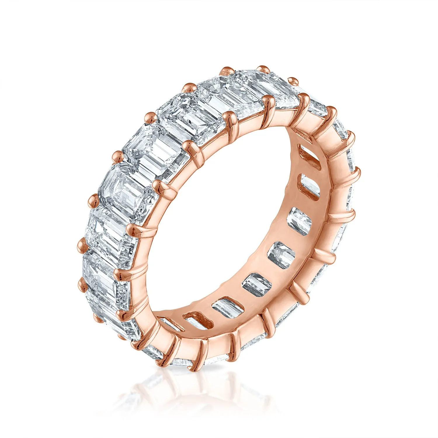 Emerald Cut Eternity Band - 5ct