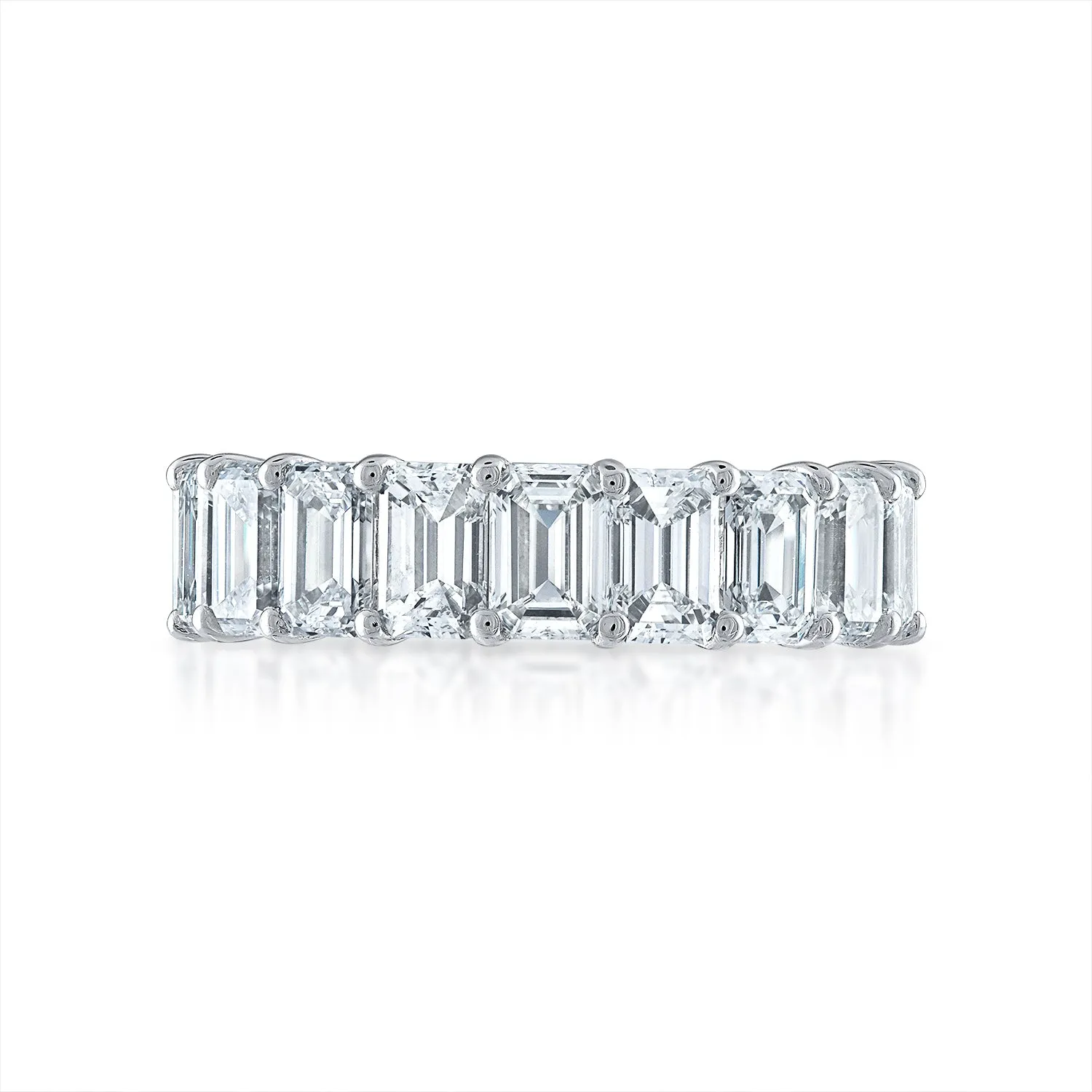 Emerald Cut Eternity Band - 5ct