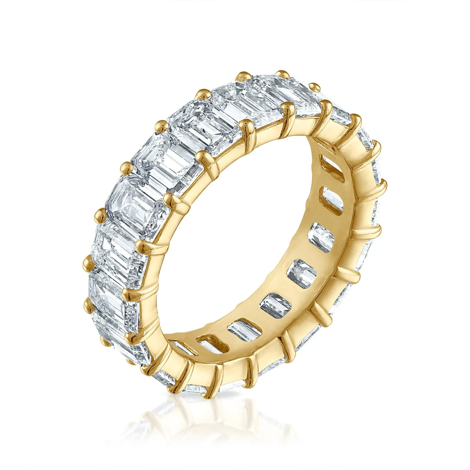Emerald Cut Eternity Band - 5ct