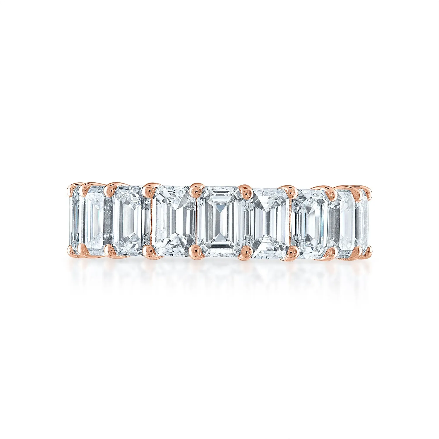Emerald Cut Eternity Band - 5ct