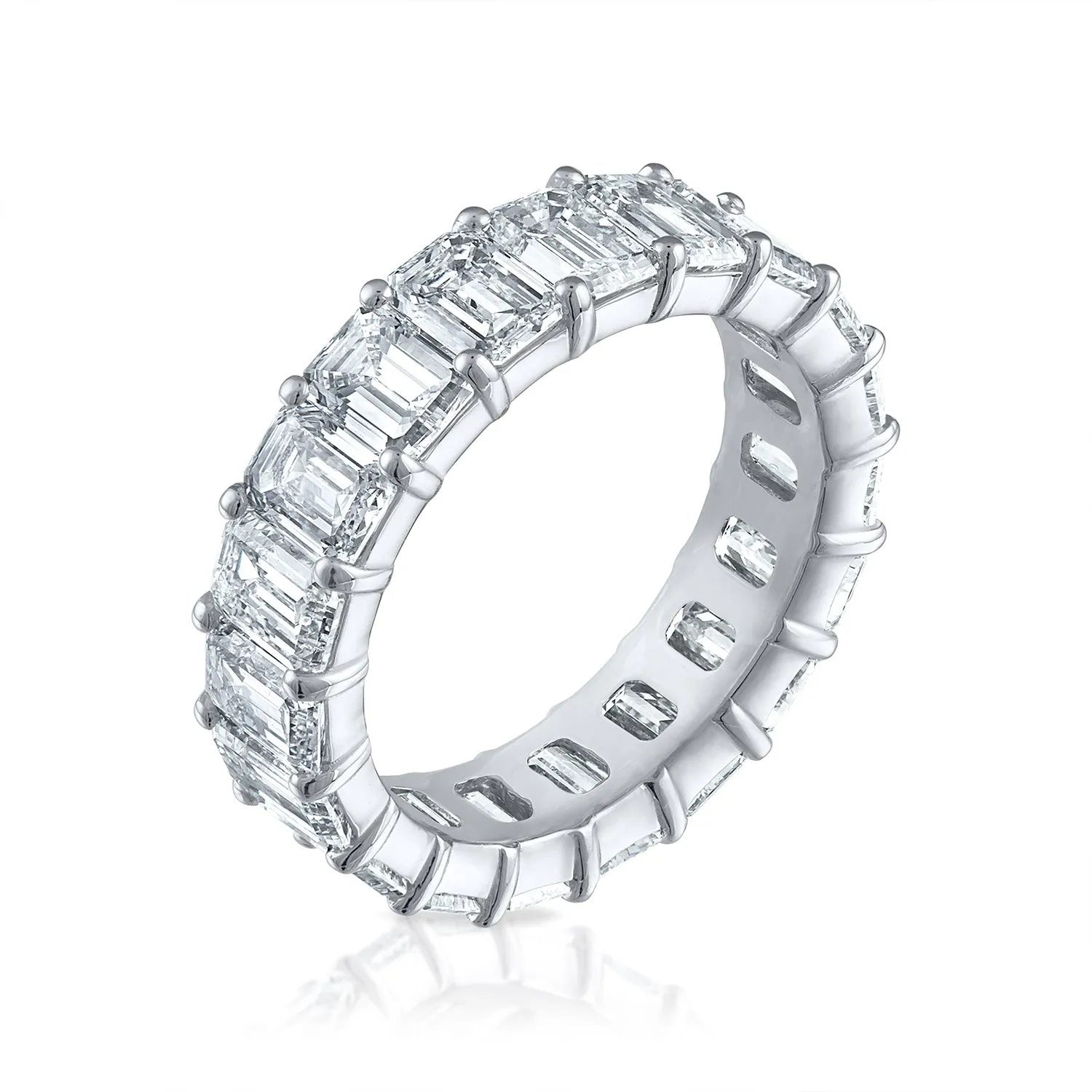 Emerald Cut Eternity Band - 5ct