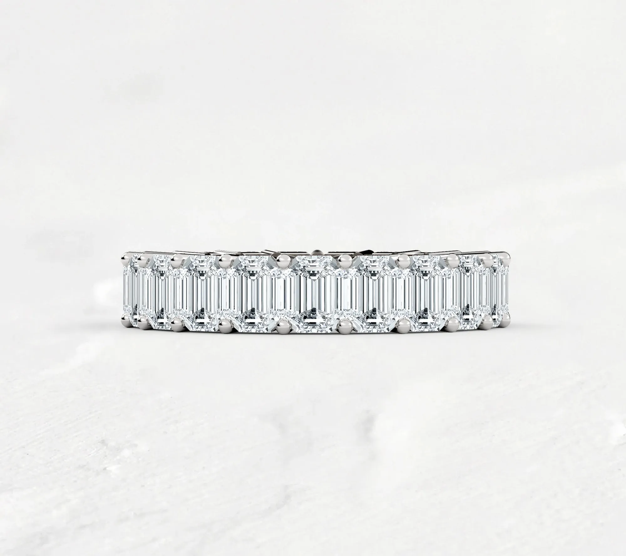 Emerald Cut Eternity Band - 5ct