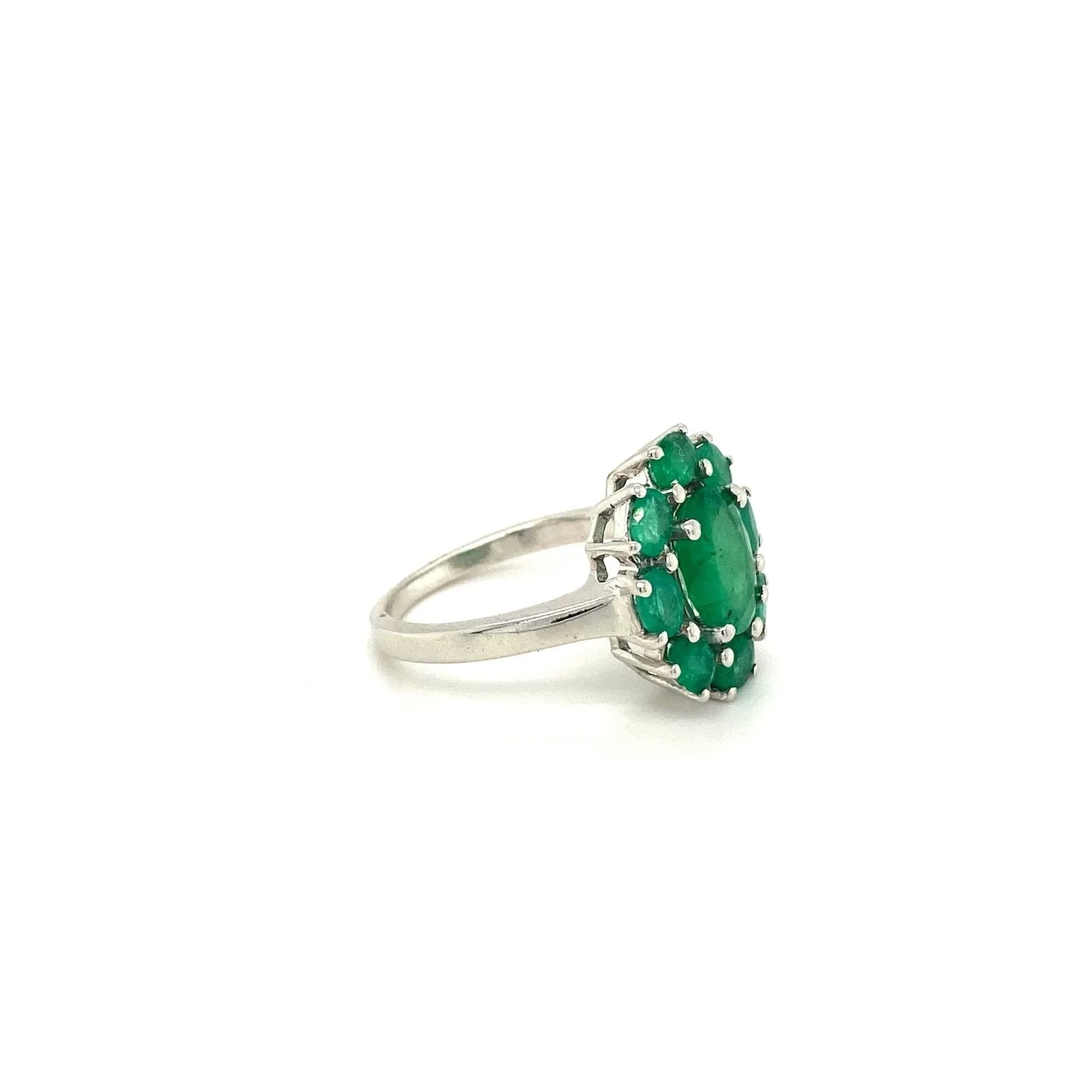 Emerald Ring in .925 Sterling Silver - KSR 12902