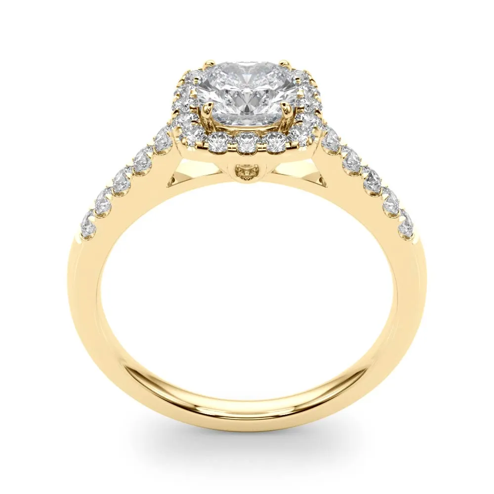 Engagement Rings Halo Square & Cushion - TN50778-E